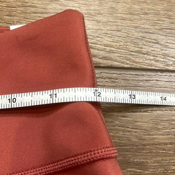 Nike Dri-Fit Leggings Mid-Rise Full-Length Gold Glitter Logo - Picture 9 of 12